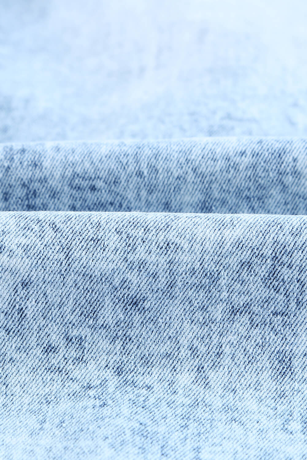 Distressed Fringe Hem Straight Leg Jeans