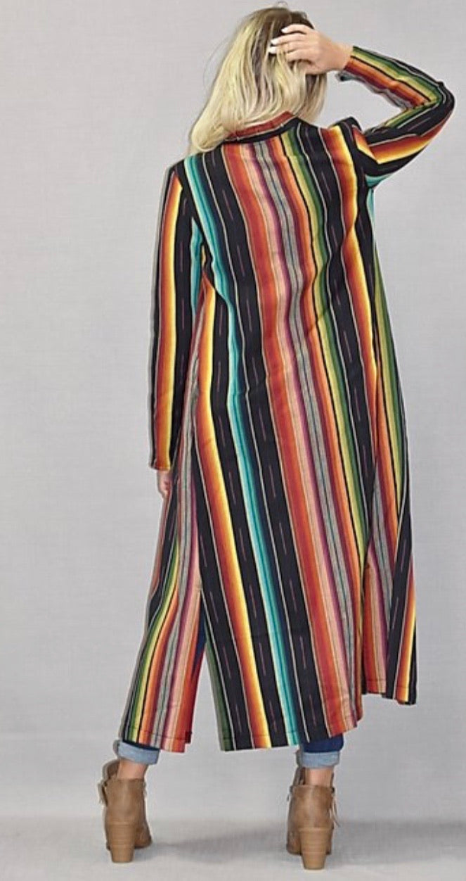 Silverado Black Serape Duster