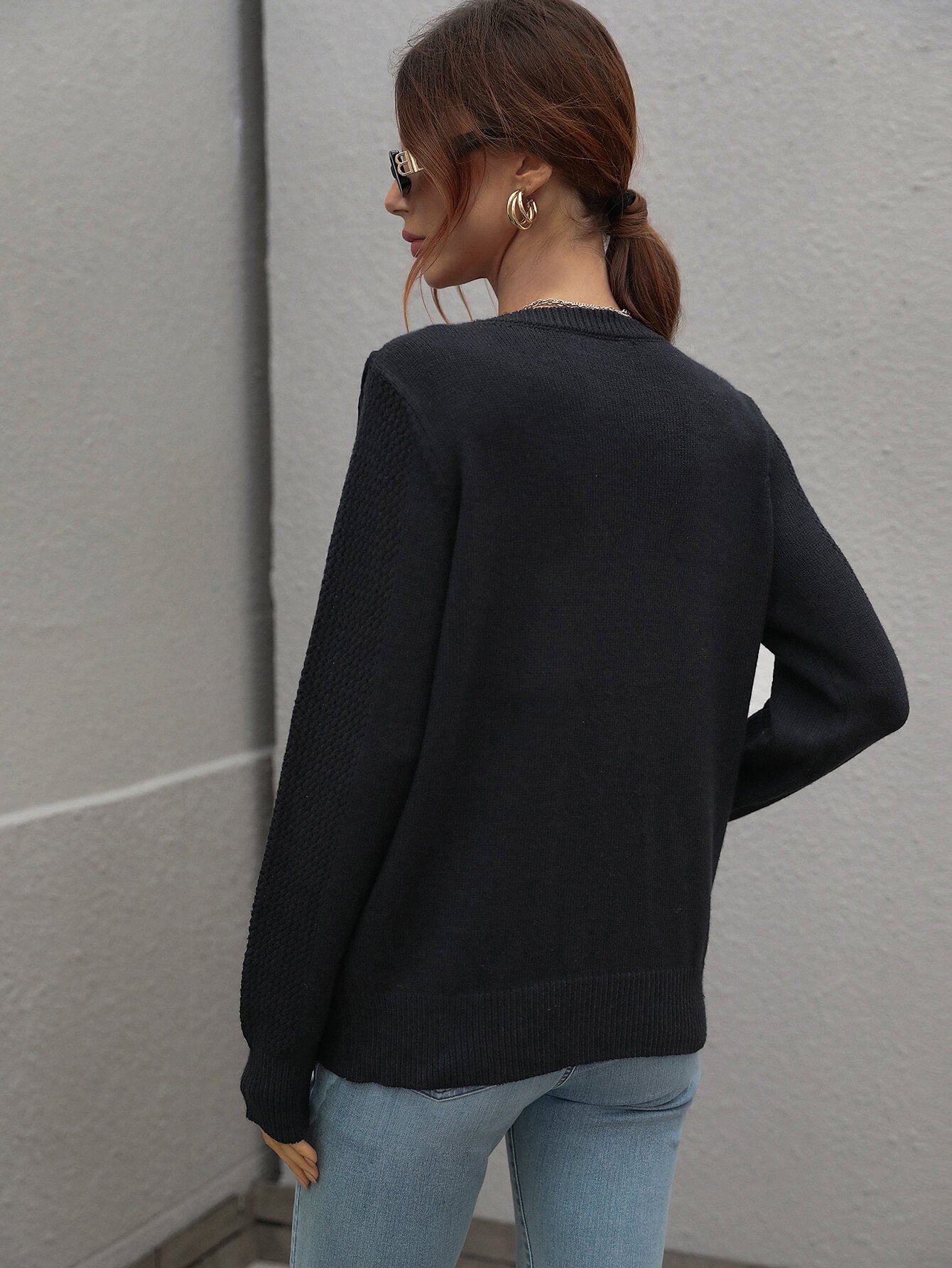 Flirty Fringe Trim Sweater