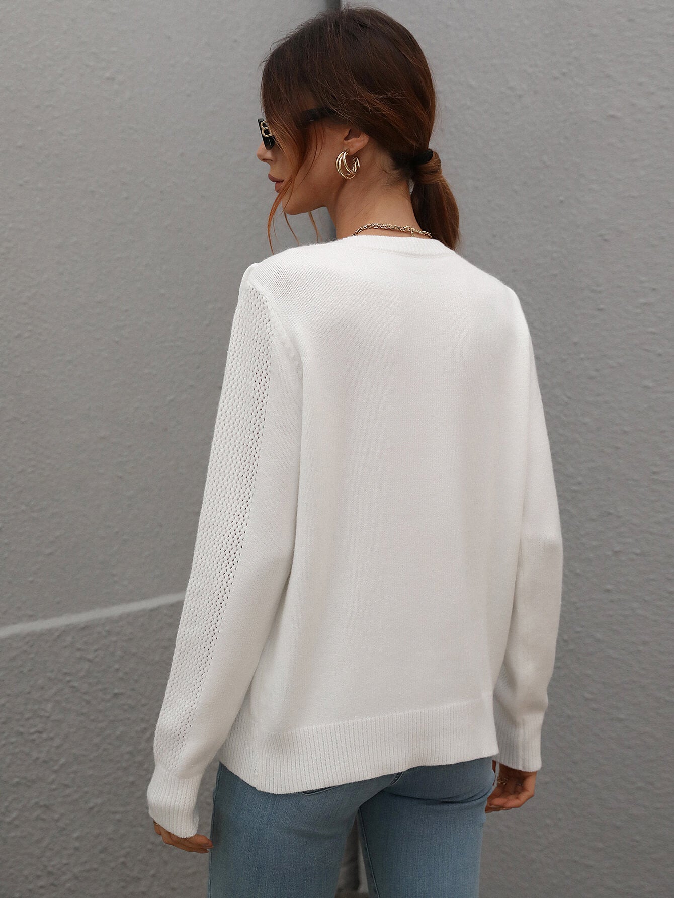 Flirty Fringe Trim Sweater
