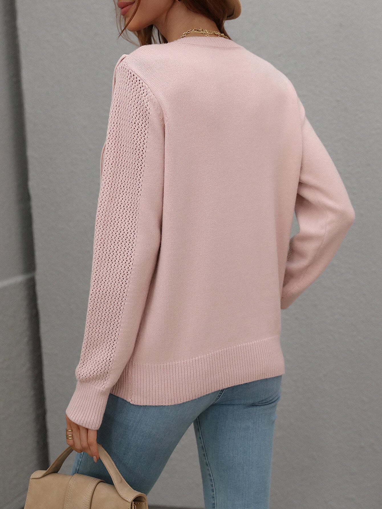 Flirty Fringe Trim Sweater