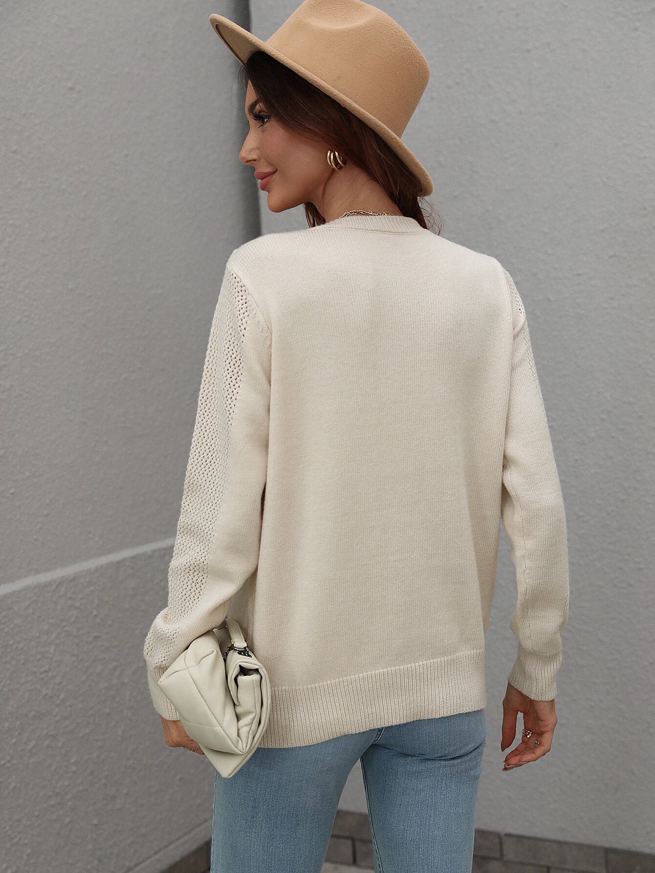 Flirty Fringe Trim Sweater