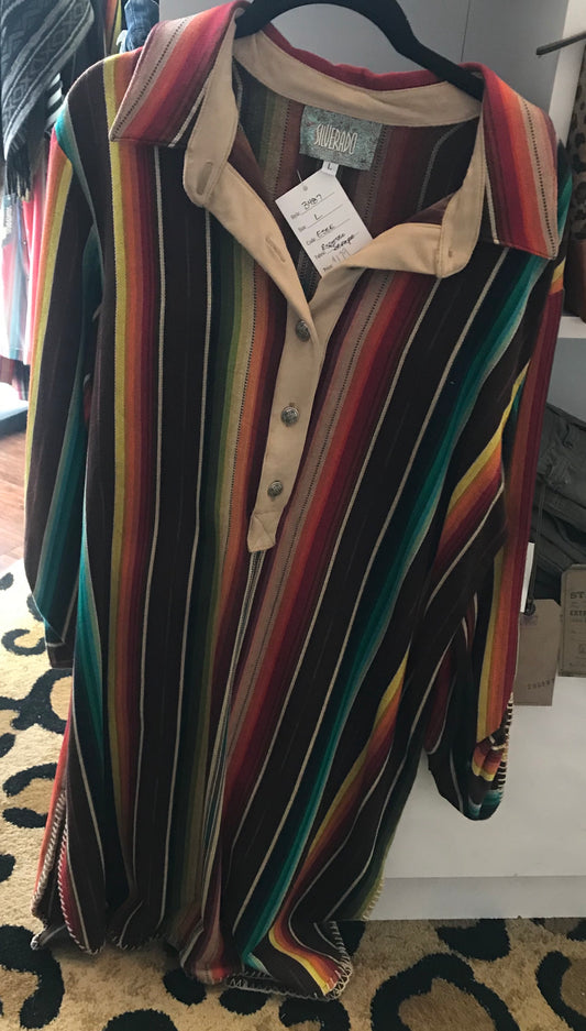 Silverado Espresso Serape Dress